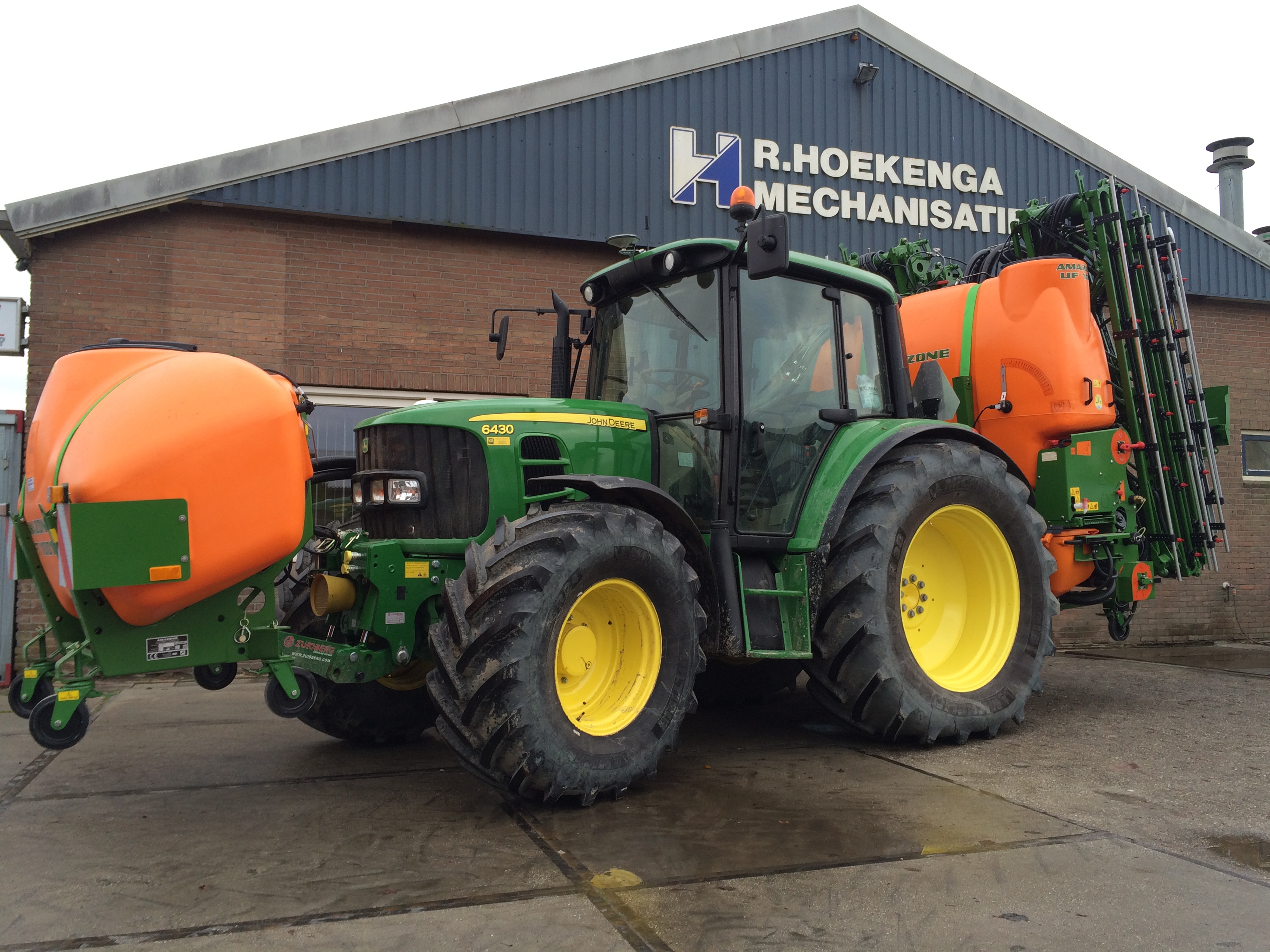 Amazone gedragen spuit combinate